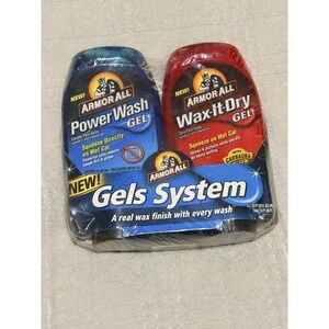 ArmorAll Gels System Car Wash/Wax Power Wash Gel Wax It Dry Armor All New Sealed
